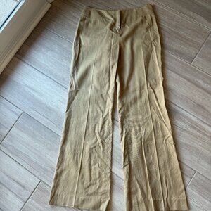 NWT Etcetera Tan Wide Leg Work Pants - Women's Size 6